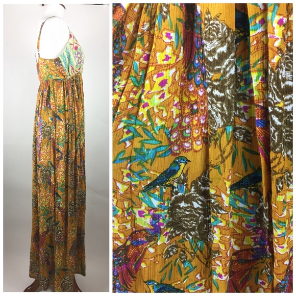 Anthropologie Raga Parkland Embroidered Maxi Dress - Picture 5 of 8